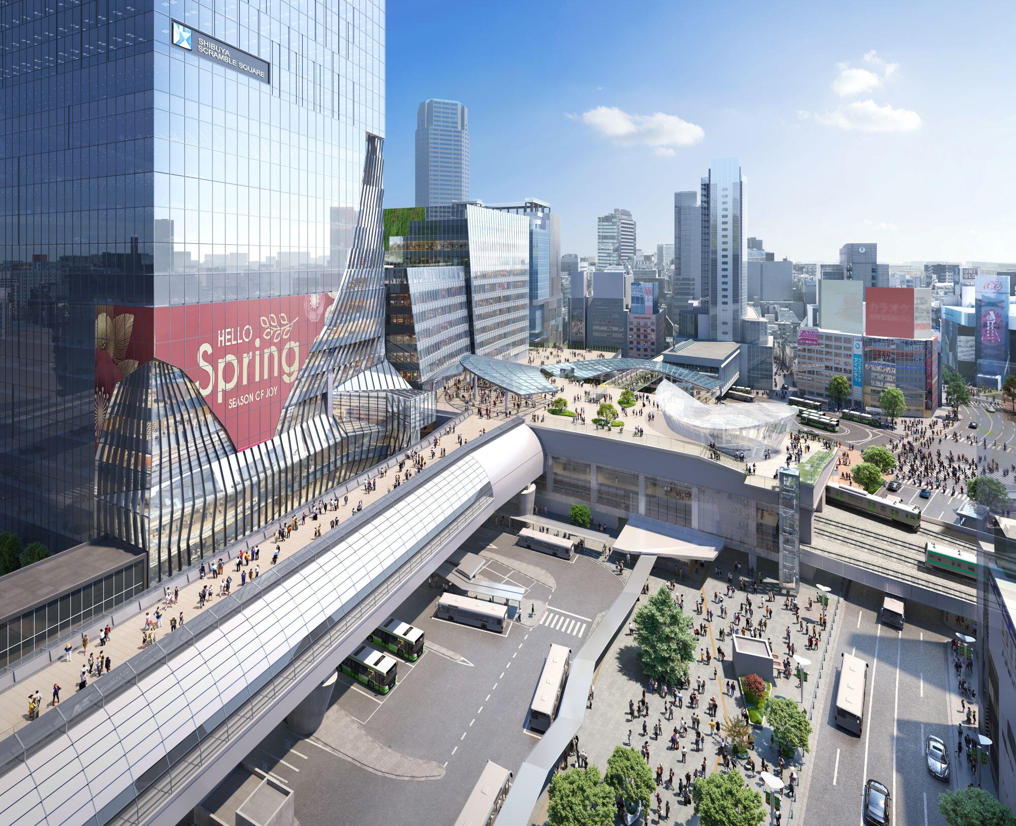 宮益坂方面から