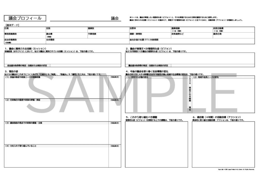 議会改革の方向性を導く議会プロフィール